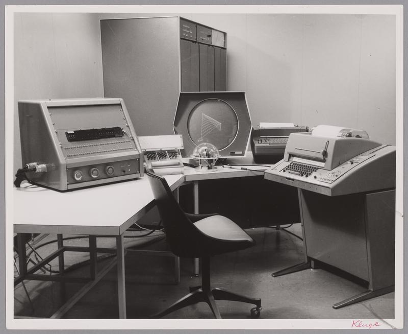 Inside the kluge room at MIT: the Research Laboratory of Electronics machine room in Building 26 that held the TX-0 and the PDP-1.